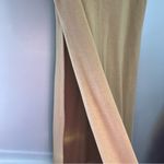 Alembika Urban Lava Tunic Dress in Tan Open Side Slits Mock Funnel Neck Sz S EUC Photo 7