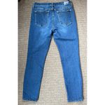 Calvin Klein Jeans Womens Blue High Rise Slim Straight Denim Jeans Photo 1