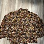 Adyson Parker  size XL Blouse with Ruffle bottom pit to pit 23 length is 27 Photo 2