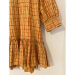 Olivia James Chloe Mini Dress Off the Grid Biscotti $216 Drop Waist Flounce S Brown Photo 2