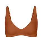 SKIMS Naked Plunge Bralette Bronze S-DD Photo 0