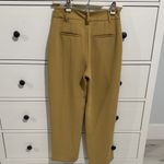Aritzia  Mustard Ankle Cropped Pants Photo 2