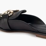 Aerosoles NEW  Nella Mule Slip On Comfort Black GOLD Leather SZ-10 Photo 1