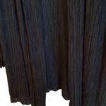 JM Collection 🖤 Ultra Lightweight Long (31”) 3/4 Ruched Sleeve Open Summer Cardigan, Plus 2X Photo 8