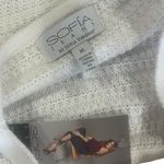 Sofia Jeans by Sofia Vegara Womens Dress Size Medium White Tie Strap Crochet Photo 6