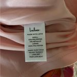 Lulus LULU’s Pink Floral Brocade Mini Short HoCo Formal Puff Sleeve Dress Small Photo 4