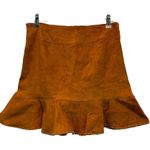 Very J  Faux Suede Studded Hem Mini Skirt Medium Jr. Photo 4