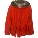 Anthropologie  DAUGHTERS OF THE LIBERATION Pintuck Faux Fur Hooded Parka Size L Photo 1