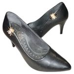 Metal butterfly shoe clips! So versatile! Black Size undefined Photo 0