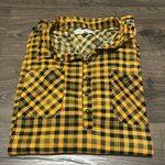 New York Laundry  Women’s Yellow and Black Plaid Shirt, 3/4 Sleeve, Size 3x Photo 6