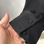 Prologue Black V-Neck Relaxed Blouse Office Dark Romance Goth Business Photo 5