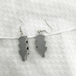 Stoplight Earrings, Novelty Earrings, Traffic Light Earrings, Stoplight Jewelry Gray Photo 2