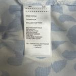 Laundry by Shelli Segal Top XL Blue Damask Crop Button Up Tie Hem 3/4 Dolman Sl Photo 9