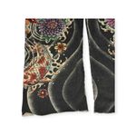 Lucky Brand Rare: Y2K ❀ Embroidered Asian Koi Butterfly Sweatpants ❀ Black ❀ L Photo 3