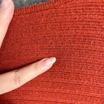 Belldini Dolman Sleeve Textured Sweater Top Women’s M Orange Knit Soft Viscose Size M Photo 7