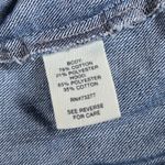 Mudd ‎ Denim Vest with Gray Hoodie Size Small Blue Jean Sleeveless Jacket Photo 3