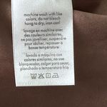 Rachel Parcell Tiered Ruffle Midi Skirt Size 10 Chiffon Flocked Tan Black Dots Photo 7