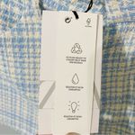 ZARA  Bloggers‎ Favorite Blue Structured Hight Waisted Shorts with Pockets Size L Photo 6