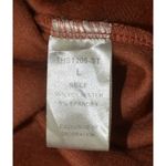 THML Fall Women Size L Corduroy Orange Rust Puff Short Sleeve Top Shirt Soft Photo 7