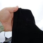 Reebok  Cardi B Black Cropped Hoodie Sweatshirt Women's Large NWT Photo 6