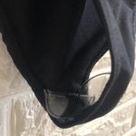 Boohoo  Bride Squad one piece bathing women's  size 6 suit black gold foil Photo 4