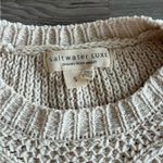 Saltwater Luxe  S Cream Knit Sweater Photo 2