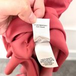 Lulus  Like What You See Rose Satin Asymmetrical Ruffled Midi Dress Size XL Photo 4