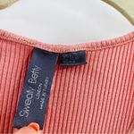 Sweaty Betty Women’s 4/6 Weekend Cinch Side Midi Dress Rose Pink Stretchy Rib Photo 2