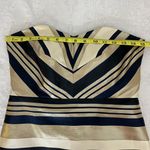 Ann Taylor Petite Striped Strapless Prom Party Dress Size 0P Photo 9