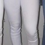 White Skinny Jeans Size 4 Photo 0