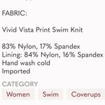 Trina Turk Vivid Vista Swim Cover-Up Pants, NWT Photo 3