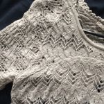 Pretty lacy Grey shirt Size XS Photo 2