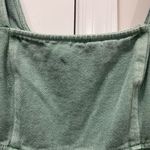 Louna Green Denim Mini Dress Size Medium $128 Photo 5
