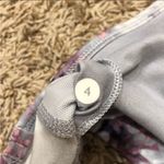 Lululemon Flow Y Floral Rose Sports Bra 4 Small Grey Purple Photo 3