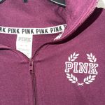 Victoria's Secret PINK Burgundy Sequin Zip Photo 3