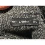 ZARA Knit Short Sleeve Crop Top in Gray Size L Photo 2