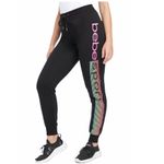 Bebe NWT SPORT Glitter LOGO STRIPE JOGGER Pant Photo 2