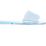 Circus by Sam Edelman slide sandals/slippers faux fur light blue size 5M NIB Photo 1
