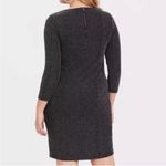Torrid Black Silver Shimmer Knotted Dress Size 3X Photo 2