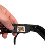 Fossil Vintage  Unisex Leather Braided Belt with Concho Embellishments Sz 32 Photo 2