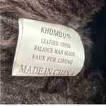 Khombu  Bellini Lea Suede Leather Boots Size 9 Black Photo 5