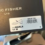 Marc Fisher LTD Marla Cap Toe Mary Jane Pump Gold Black Womens Size 11 New Photo 10