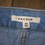 PacSun  denim cut off skirt color block size 24 Photo 2