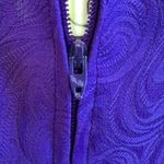 Vintage 60's/70's Jacquard Maxi Dress Purple Size Medium Photo 11