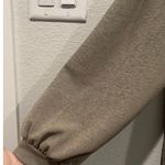 ZARA  Olive Green Long Sleeve V-Neck Mini Dress Photo 2