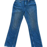 We The Free  Xena Slim Straight Women Jeans SZ 30 Curve Ball Rigid Denim Grunge Photo 0