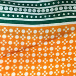Vintage Unbranded Bright Polka Dot Square‎ Scarf 23x23 Orange Photo 1