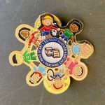Head Start is Building Families Teaching Children School Teacher Education Pin Gold Photo 0