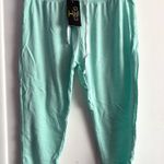 Mint Green Capri Joggers, Large Photo 0
