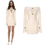 Atoir The Joni Dress Ivory Gold Rose Mini Dress Medium AU10 NWT White Photo 9